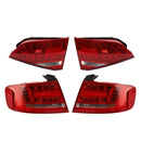 4pcs Outer+Inner Trunk LED Tail Light Lamp For Audi A4 2009-2012-21