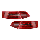 4pcs Inner+Outer Trunk LED Tail Light Lamp For AUDI A6 C6 Sedan 2009-2011-1