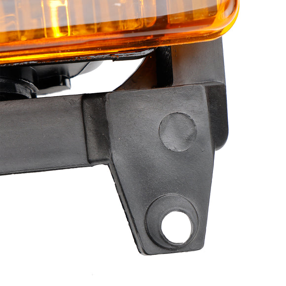 Front Bumper Yellow Fog Lights Plastic Lens Kit For 85-93 BMW E30 3-Series Sedan