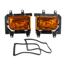 Front Bumper Yellow Fog Lights Plastic Lens Kit For 85-93 BMW E30 3-Series Sedan-14