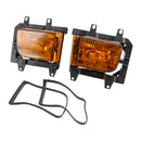 Front Bumper Yellow Fog Lights Plastic Lens Kit For 85-93 BMW E30 3-Series Sedan-15