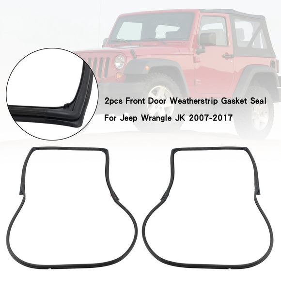 2 kpl Etuoven tiivistetiiviste 12303.21 55395274A Jeep Wrangler JK 2007-2017