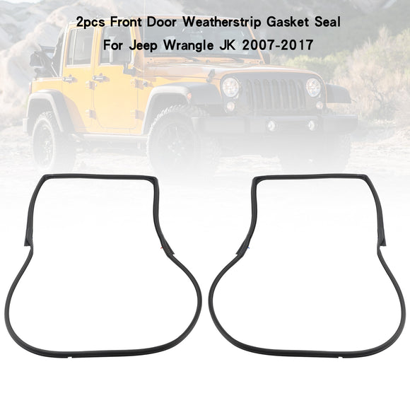 2 kpl Etuoven tiivistetiiviste 12303.21 55395274A Jeep Wrangler JK 2007-2017