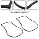 2 kpl Etuoven tiivistetiiviste 12303.21 55395274A Jeep Wrangler JK 2007-2017-3