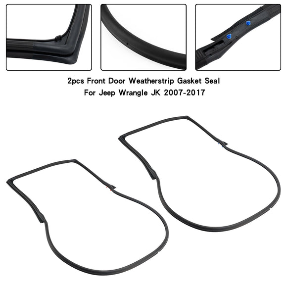 2 kpl Etuoven tiivistetiiviste 12303.21 55395274A Jeep Wrangler JK 2007-2017