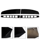 Gloss Black Rear Twin Barn Door Roof Spoiler Fit Ford Transit Custom 2012-2023-1