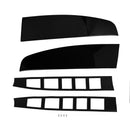 Gloss Black Rear Twin Barn Door Roof Spoiler Fit Ford Transit Custom 2012-2023-13