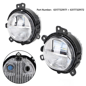 2014-2024 Mini Cooper / Cooper S / One F55 F56 F54 F57 Front Left & Right Fog Light Lamp 63177329171 63177329172 - 0
