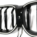 Grade frontal preta brilhante em forma de rim para BMW Série 6 G32 2020-2025-9