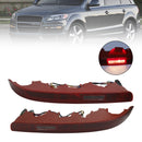 L+R Rear Bumper Reflector Reverse Tail Brake Light Fog Lamp For Audi Q7 4L 06-15-2