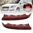 L+R Rear Bumper Reflector Reverse Tail Brake Light Fog Lamp For Audi Q7 4L 06-15-4