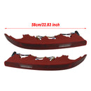 L+R Rear Bumper Reflector Reverse Tail Brake Light Fog Lamp For Audi Q7 4L 06-15-8
