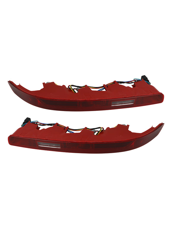 L+R Rear Bumper Reflector Reverse Tail Brake Light Fog Lamp For Audi Q7 4L 06-15