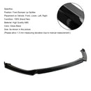 Glanzend zwarte voorspoiler Lip Performance geschikt voor Seat Leon 5F 2012-2020-5