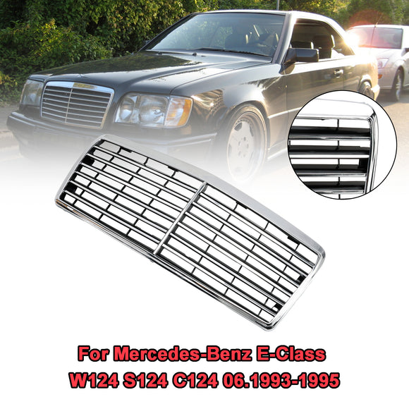 1993.06-1995 Mercedes-Benz E-Klasse W124 S124 C124 Frontstoßstangengrill Chrom Ersatzgrill