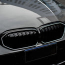 BMW 2023-2024 Série 3 G20 G21 320i/330i/M340i/318i/320d Calandre avant en maille noire brillante-13