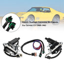 Corvette C3 1968-1982 Electric Headlight Conversion Kit 914015 Upgrade-2