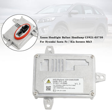 Xenon Headlight Ballast Headlamp C5921-05750 For Hyundai Santa Fe / Kia Sorento Mk3 2015-2018 - 0