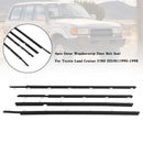 4pcs Outer Weatherstrip Door Belt Seal 68210-60010 68160-60010 For Toyota Land Cruiser FJ80 FZJ80 HZJ80 1990-1998-3