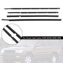 4pcs Outer Weatherstrip Door Belt Seal 68210-60010 68160-60010 For Toyota Land Cruiser FJ80 FZJ80 HZJ80 1990-1998-4