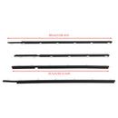 4pcs Outer Weatherstrip Door Belt Seal 68210-60010 68160-60010 For Toyota Land Cruiser FJ80 FZJ80 HZJ80 1990-1998-2