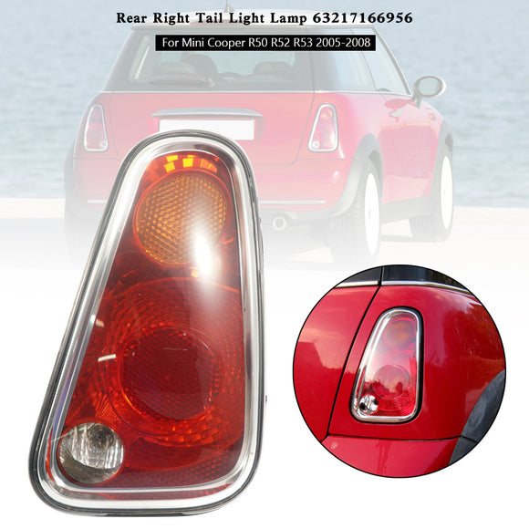 Oikea takavalon valo 63217166956 Mini Cooper R50 R52 R53 2005-2008