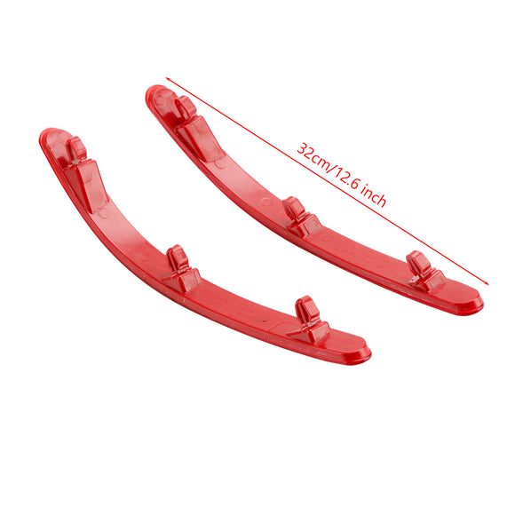 L+R Paar Heckstoßstangenreflektor mit roter Linse, kein Licht, für VW Touareg 7L 2002–2010