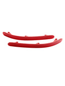 L+R Paar Heckstoßstangenreflektor mit roter Linse, kein Licht, für VW Touareg 7L 2002–2010-8