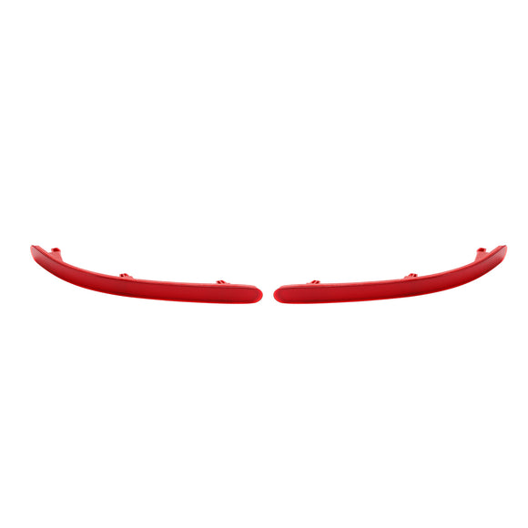 L+R Paar Heckstoßstangenreflektor mit roter Linse, kein Licht, für VW Touareg 7L 2002–2010