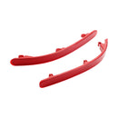 L+R Paar Heckstoßstangenreflektor mit roter Linse, kein Licht, für VW Touareg 7L 2002–2010-7