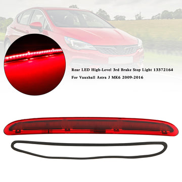 Rear LED High-Level 3rd Brake Stop Light 13372164 For Vauxhall Astra J MK6 2009-2016 - 0