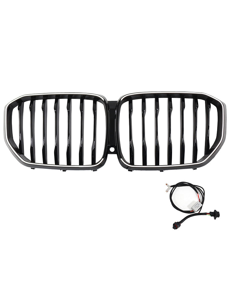 Gloss Black Front Kidney Grille Fit BMW X5 G05 2019-2022 M-Performance