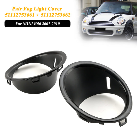 Voorbumper Mistlamp Lamp Cover Bezel Voor Mini Cooper R55 R56 R57 2007-2010