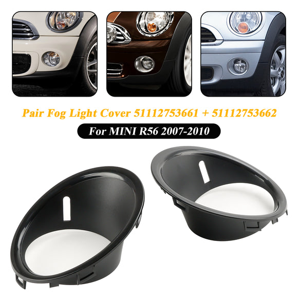 Voorbumper Mistlamp Lamp Cover Bezel Voor Mini Cooper R55 R56 R57 2007-2010