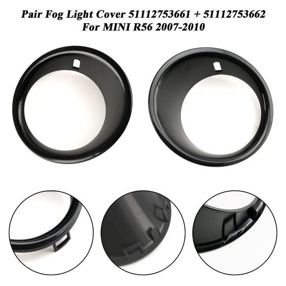 Voorbumper Mistlamp Lamp Cover Bezel Voor Mini Cooper R55 R56 R57 2007-2010