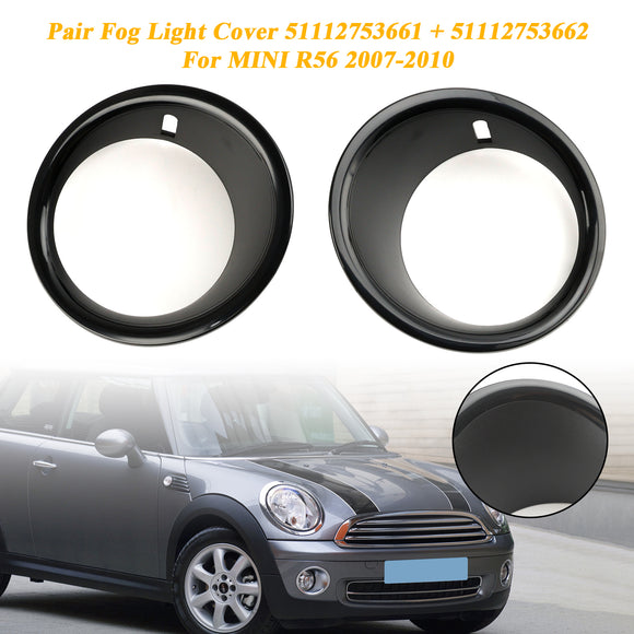 Voorbumper Mistlamp Lamp Cover Bezel Voor Mini Cooper R55 R56 R57 2007-2010