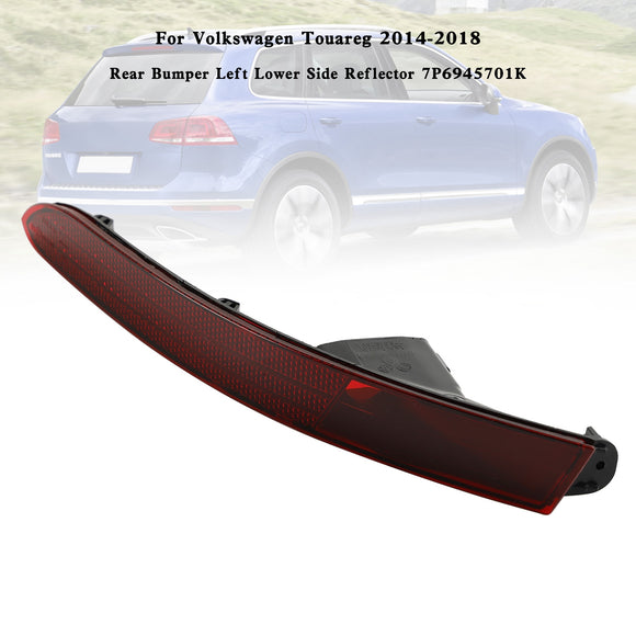 Reflector lateral inferior izquierdo del parachoques trasero 7P6945701K para Volkswagen Touareg 14-2018