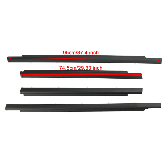 Toyota Sequoia 2001-2007 4pcs bande de moulage de ceinture de porte 75710-0C010 75720-0C010