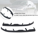 Rellenos de faros imprimados para BMW Serie 3 2000-2003 M3 E46 Coupe 01-06-2