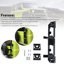 Black Rear Tailgate Hinge Foot Pedal Side Step Exterior For Suzuki Jimny 2019-2026-3