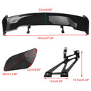 57 145 cm Universal Racing GT Style Down Force Trunk Spoileri Siipi Kiiltävä Musta-2
