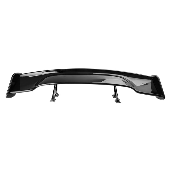 57 145 cm Universal Racing GT Style Down Force Trunk Spoileri Siipi Kiiltävä Musta