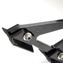 57 145 cm Universal Racing GT Style Down Force Trunk Spoileri Siipi Kiiltävä Musta-11