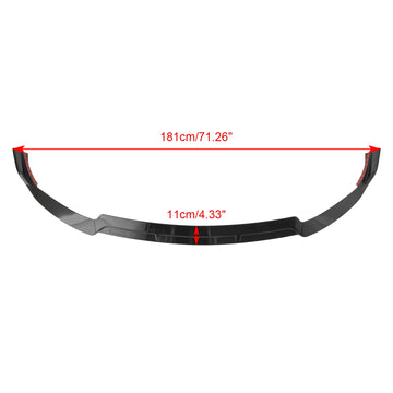 Mercedes Benz C-Class W205 C205 AMG Line / C43 2019-2021 Front Splitter Lip Facelift Brabus Style - 0