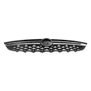 Opel Black Chrome Front Bumper Grill Grille-13