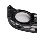 Audi A5 Standart 2007-2012 Pair Honeycomb Front Fog Light Cover Grille Chrome Grill-5