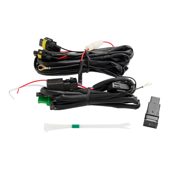 Luz antiniebla LED del parachoques delantero + cubierta + arnés de cables para Nissan Pathfinder 2023 2024