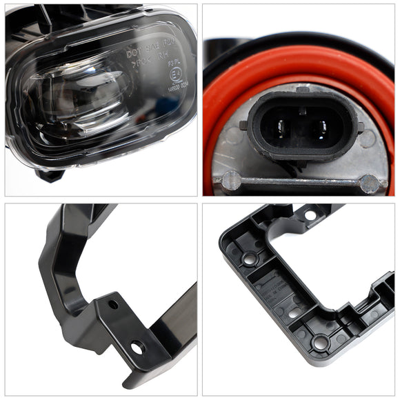 Luz antiniebla LED del parachoques delantero + cubierta + arnés de cables para Nissan Pathfinder 2023 2024
