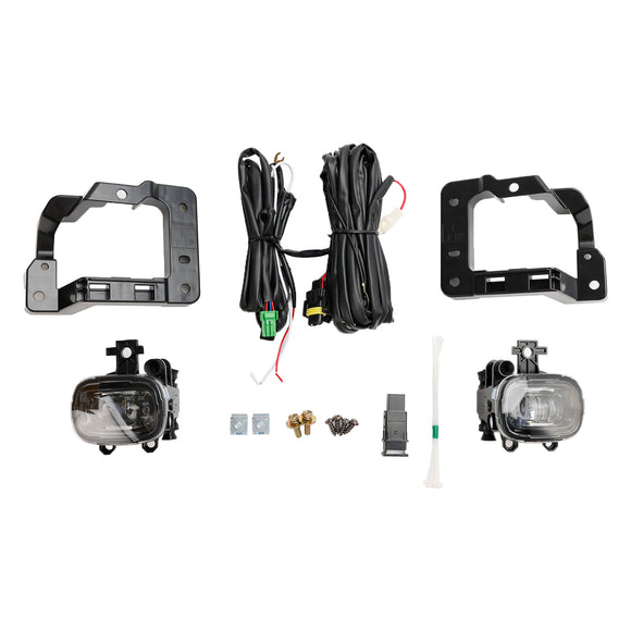 Luz antiniebla LED del parachoques delantero + cubierta + arnés de cables para Nissan Pathfinder 2023 2024