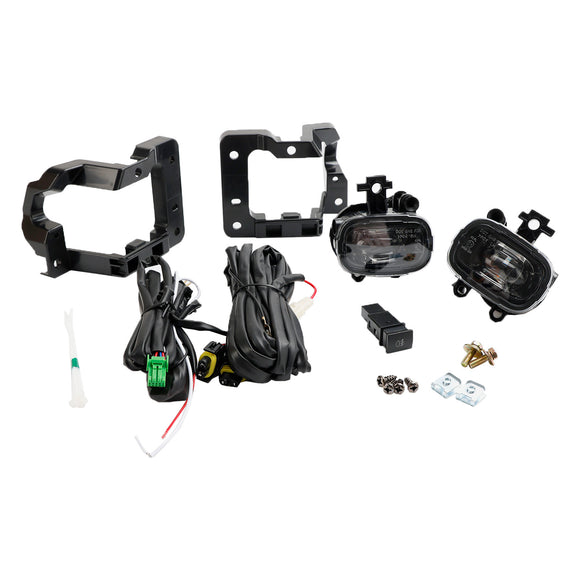 Luz antiniebla LED del parachoques delantero + cubierta + arnés de cables para Nissan Pathfinder 2023 2024